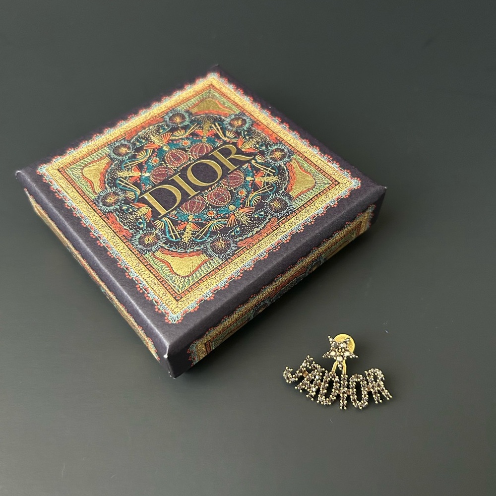 Dior J'Adior Earrings with Ornate Box